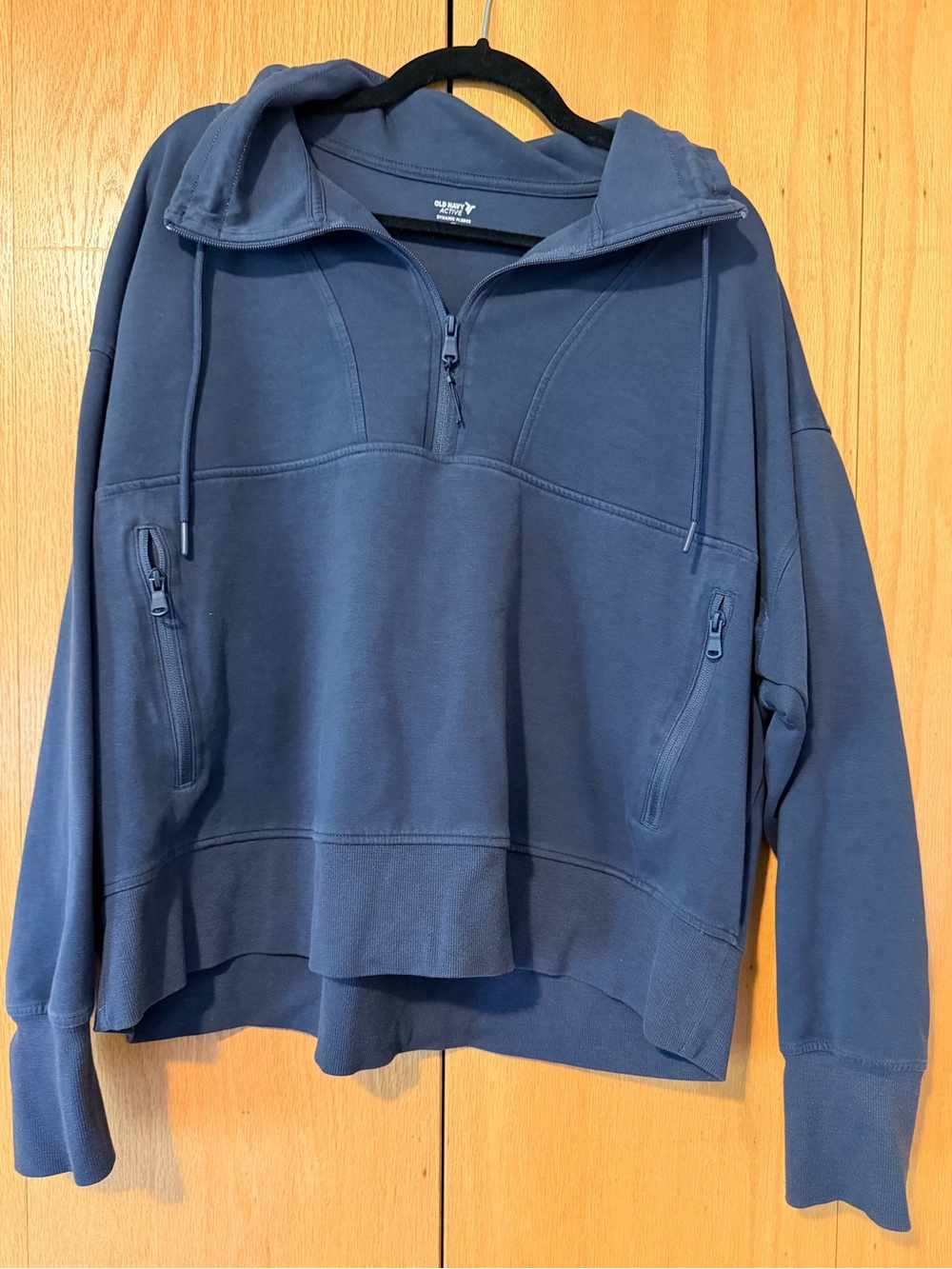 Old Navy Women's Navy Dynamic Fleece Half-Zip